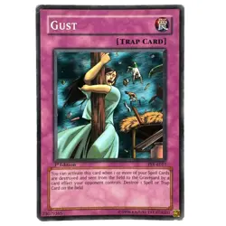 Yugioh CCG Collectable 1996 Konami Trap Card Gust - Image 1