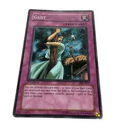 Yugioh CCG Collectable 1996 Konami Trap Card Gust - Image 4