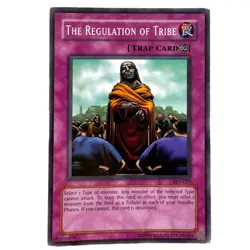 Yugioh CCG Collectable 1996 Konami The Regulation Of Tribe Card 1996 - Image 1