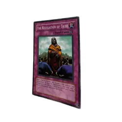 Yugioh CCG Collectable 1996 Konami The Regulation Of Tribe Card 1996 - Image 3