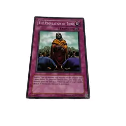 Yugioh CCG Collectable 1996 Konami The Regulation Of Tribe Card 1996 - Image 4