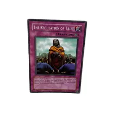 Yugioh CCG Collectable 1996 Konami The Regulation Of Tribe Card 1996 - Image 5