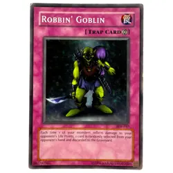 Yugioh CCG Collectable 1996 Konami Robbin Goblin Card - Image 1