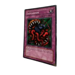 Yugioh CCG Collectable 1996 Konami Trap Card Eatgaboon - Image 3