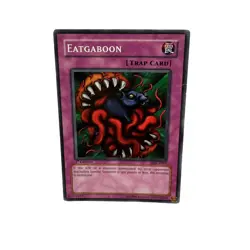 Yugioh CCG Collectable 1996 Konami Trap Card Eatgaboon - Image 5