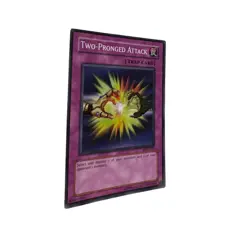 Yugioh CCG Collectable 1996 Konami Two Pronged Attack Card 1996 Yugioh - Image 2
