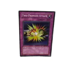Yugioh CCG Collectable 1996 Konami Two Pronged Attack Card 1996 Yugioh - Image 5