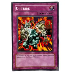 Yugioh CCG Collectable 1996 Konami D Tribe Card 1996 - Image 1