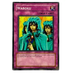 Yugioh CCG Collectable 1996 Konami Waboku Card - Image 1