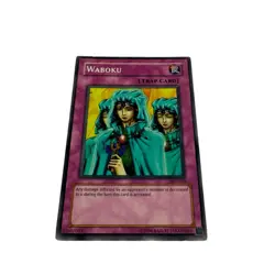 Yugioh CCG Collectable 1996 Konami Waboku Card - Image 5