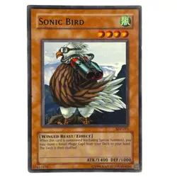 Yugioh CCG Collectable 1996 Konami Sonic Bird Card - Image 1