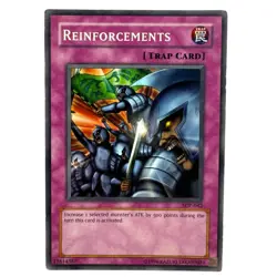 Yugioh CCG Collectable 1996 Konami Reinforcements Card - Image 1