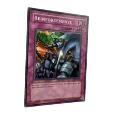 Yugioh CCG Collectable 1996 Konami Reinforcements Card - Image 2