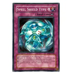 Yugioh CCG Collectable 1996 Konami Trap Card Spell Shield Type 8 - Image 1
