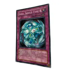 Yugioh CCG Collectable 1996 Konami Trap Card Spell Shield Type 8 - Image 3