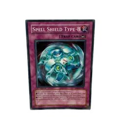 Yugioh CCG Collectable 1996 Konami Trap Card Spell Shield Type 8 - Image 5