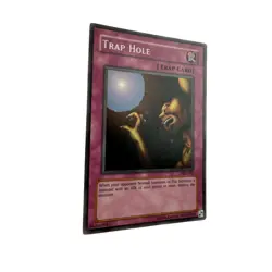 Yugioh CCG Collectable 1996 Konami Trap Hole Trap Card - Image 2