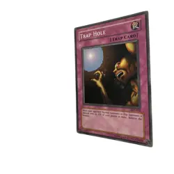 Yugioh CCG Collectable 1996 Konami Trap Hole Trap Card - Image 3