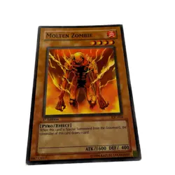 Yugioh CCG Collectable 1996 Konami Molten Zombie Card 1st Edition - Image 4