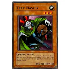 Yugioh CCG Collectable 1996 Konami Trap Master Card - Image 1