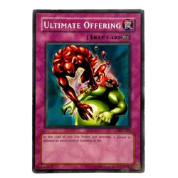 Yugioh CCG Collectable 1996 Konami Ultimate Offering Card - Image 1