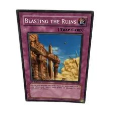 Yugioh CCG Collectable 1996 Konami Trap Card Blasting The Ruins - Image 5