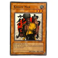 Yugioh CCG Collectable 1996 Konami Karate Man Card - Image 1