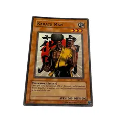 Yugioh CCG Collectable 1996 Konami Karate Man Card - Image 4