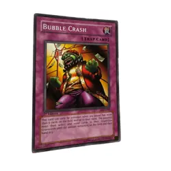 Yugioh CCG Collectable 1996 Konami Trap Card Bubble Crash - Image 2