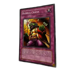 Yugioh CCG Collectable 1996 Konami Trap Card Bubble Crash - Image 3