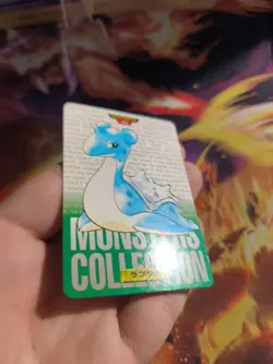 Pokemon Karte Card Monsters Collection Carddass 1996 japanese NM Lapras Green - Image 4