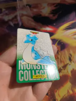 Pokemon Karte Card Monsters Collection Carddass 1996 japanese NM Lapras Green - Image 5