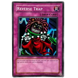 Yugioh CCG Collectable 1996 Konami Reverse Trap 1996 Trap Card - Image 1