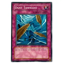 Yugioh CCG Collectable 1996 Konami Trap Card Dust Tornado - Image 1