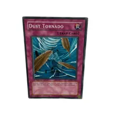 Yugioh CCG Collectable 1996 Konami Trap Card Dust Tornado - Image 5