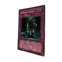 Yugioh CCG Collectable 1996 Konami Trap Card Robbin Goblin - Image 3
