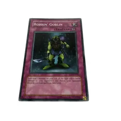 Yugioh CCG Collectable 1996 Konami Trap Card Robbin Goblin - Image 4