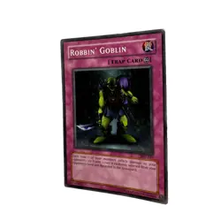 Yugioh CCG Collectable 1996 Konami Trap Card Robbin Goblin - Image 3