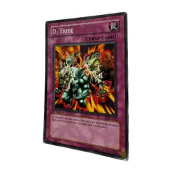 Yugioh CCG Collectable 1996 Konami Trap Card D Tribe - Image 3