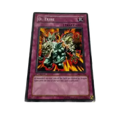 Yugioh CCG Collectable 1996 Konami Trap Card D Tribe - Image 4