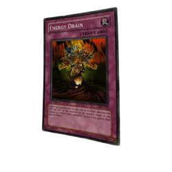 Yugioh CCG Collectable 1996 Konami Trap Card Energy Drain - Image 3