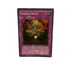 Yugioh CCG Collectable 1996 Konami Trap Card Energy Drain - Image 5