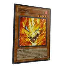 Yugioh CCG Collectable 1996 Konami Inferno Card 1st Edition - Image 2