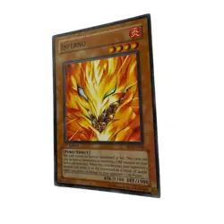 Yugioh CCG Collectable 1996 Konami Inferno Card 1st Edition - Image 3
