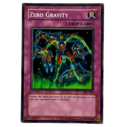 Yugioh CCG Collectable 1996 Konami Trap Card Zero Gravity - Image 1