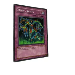 Yugioh CCG Collectable 1996 Konami Trap Card Zero Gravity - Image 2