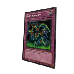 Yugioh CCG Collectable 1996 Konami Trap Card Zero Gravity - Image 3