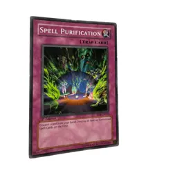 Yugioh CCG Collectable 1996 Konami Trap Card Spell Purification - Image 2