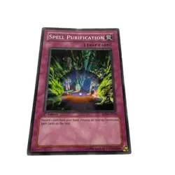 Yugioh CCG Collectable 1996 Konami Trap Card Spell Purification - Image 4