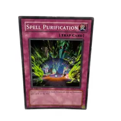 Yugioh CCG Collectable 1996 Konami Trap Card Spell Purification - Image 5